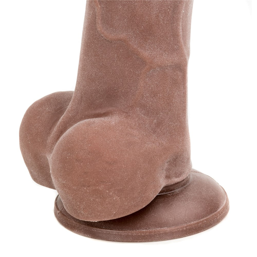 ADAM & EVE - ADAM'S TRUE FEEL BROWN 7 INCH DILDO