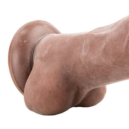 ADAM & EVE - ADAM'S TRUE FEEL BROWN 7 INCH DILDO