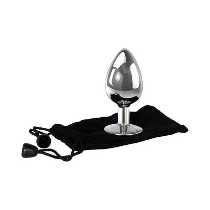 ADAM & EVE - CLEAR GEM ANAL PLUG LARGE