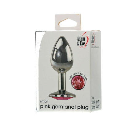 ADAM & EVE - PINK GEM ANAL PLUG SMALL