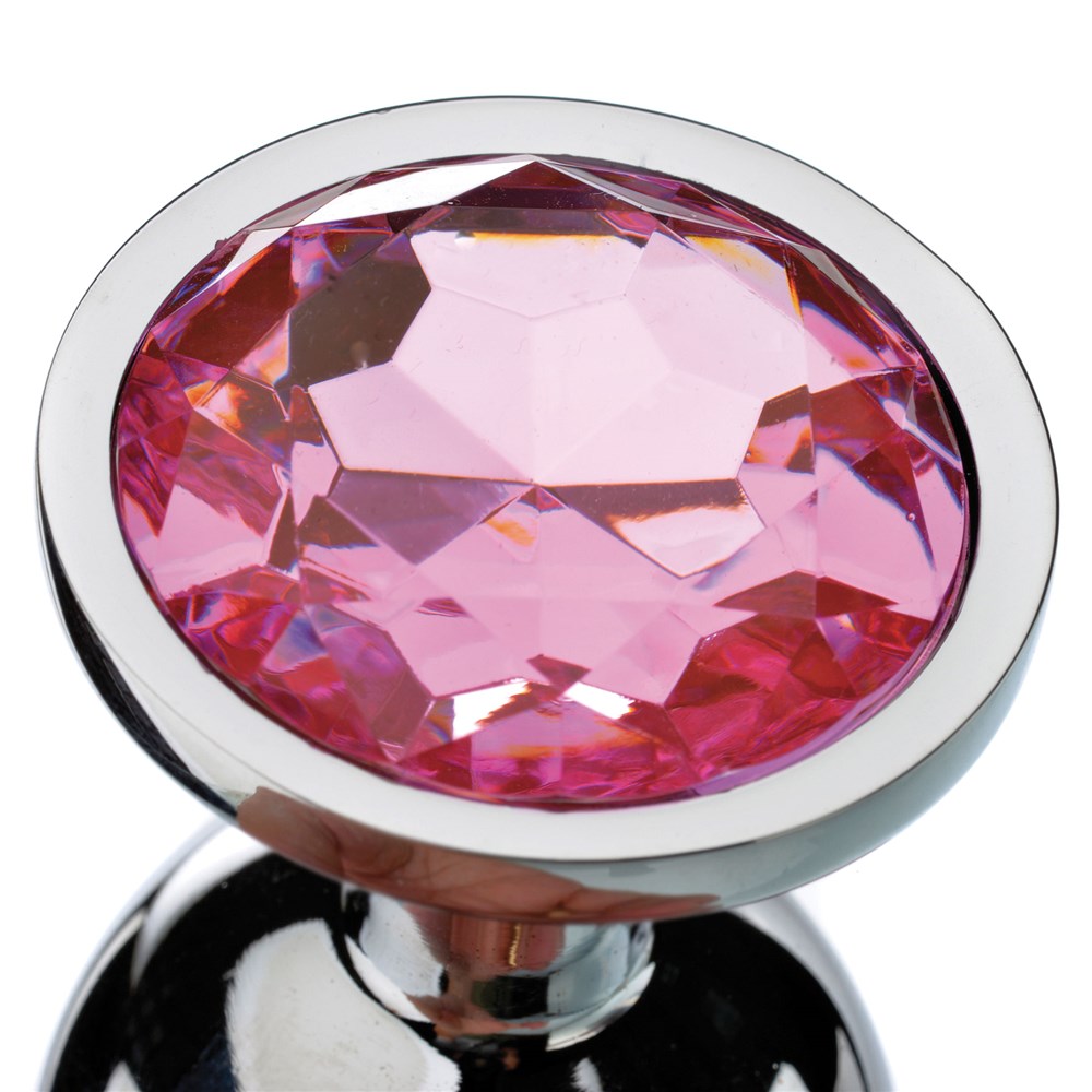 ADAM & EVE - PINK GEM ANAL PLUG SMALL