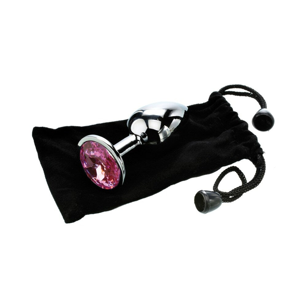 ADAM & EVE - PINK GEM ANAL PLUG SMALL
