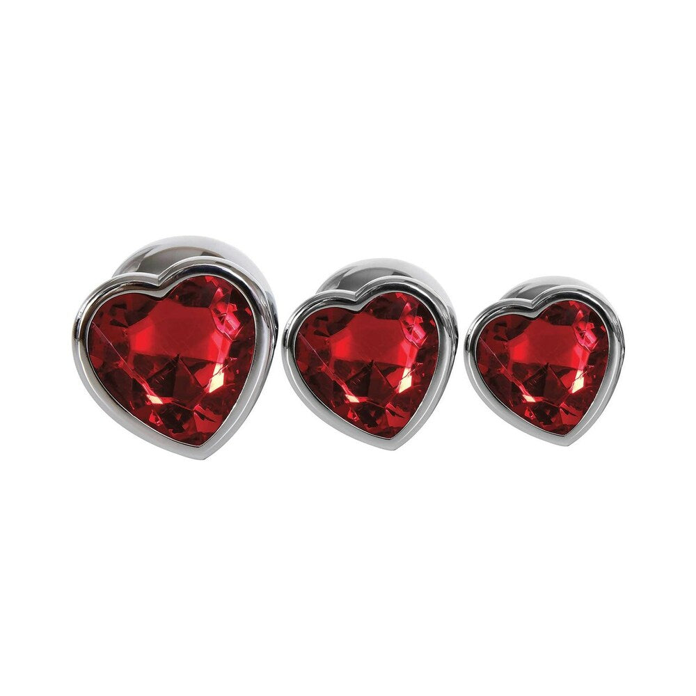 ADAM & EVE - THREE HEARTS GEM ANAL PLUG SET