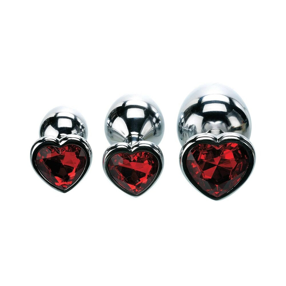 ADAM & EVE - THREE HEARTS GEM ANAL PLUG SET