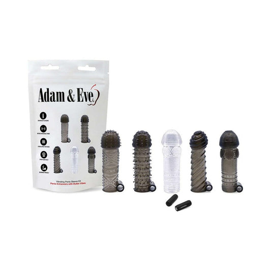 ADAM & EVE - VIBRATING PENIS SLEEVE KIT (BAG)