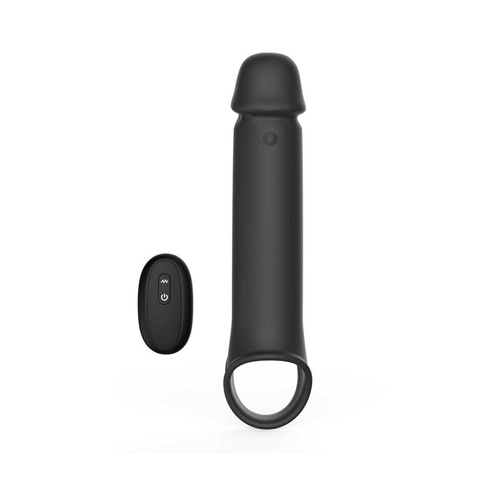 ADAM & EVE - ADAM'S XL VIBRATING EXTENSION SILICONE WITH REMOTE CONTROL