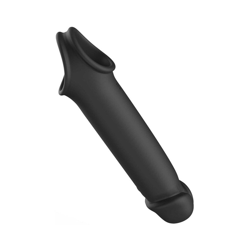 ADAM & EVE - ADAM'S XL VIBRATING EXTENSION SILICONE WITH REMOTE CONTROL