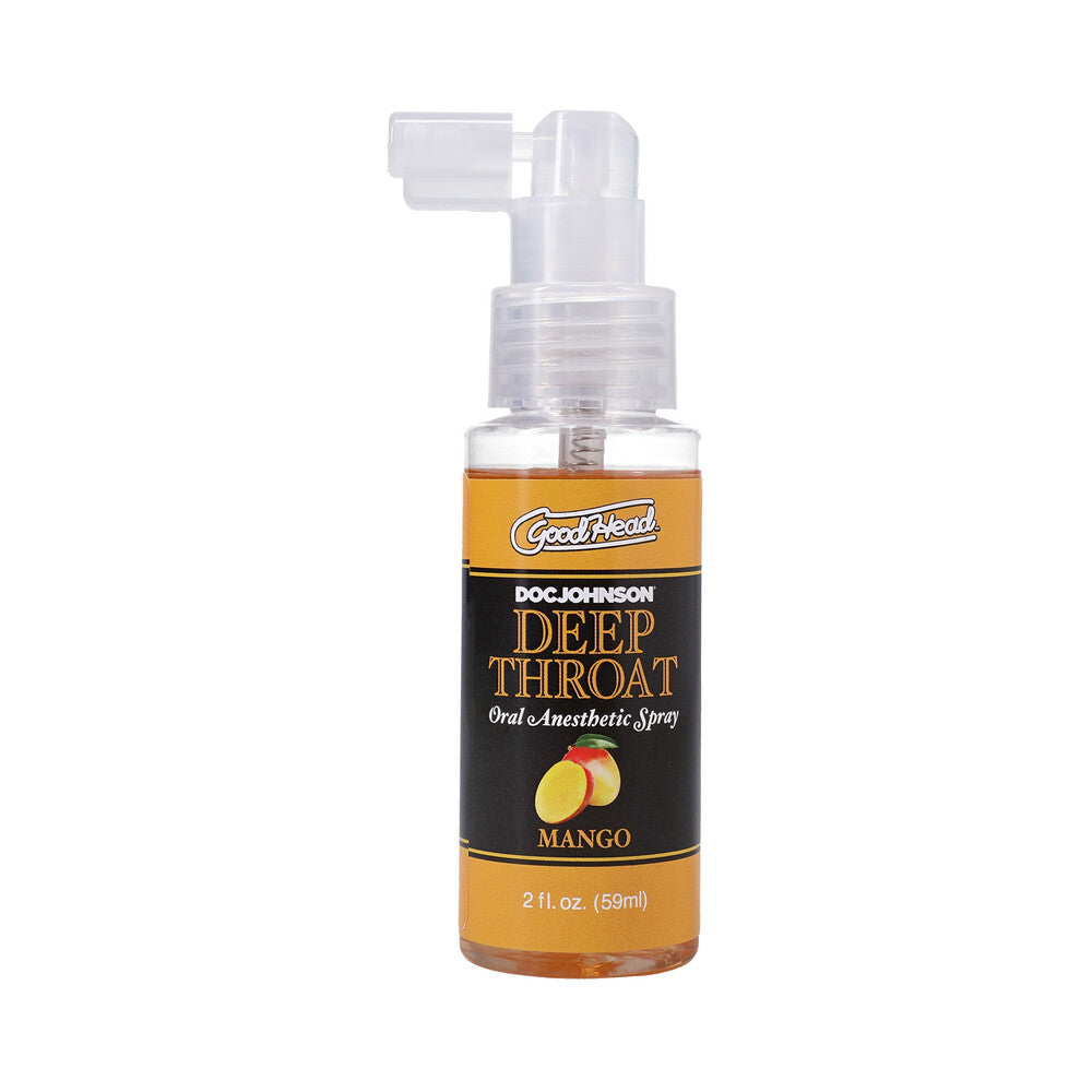 DOC JOHNSON - GOODHEAD DEEP THROAT SPRAY MANGO 2 OZ.