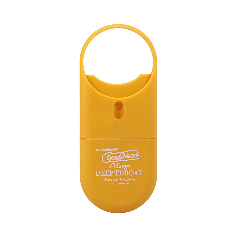 DOC JOHNSON - GOODHEAD DEEP THROAT SPRAY TO-GO MANGO 0.3 OZ.