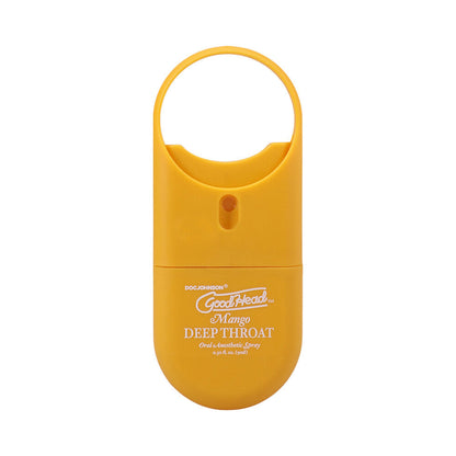 DOC JOHNSON - GOODHEAD DEEP THROAT SPRAY TO-GO MANGO 0.3 OZ.