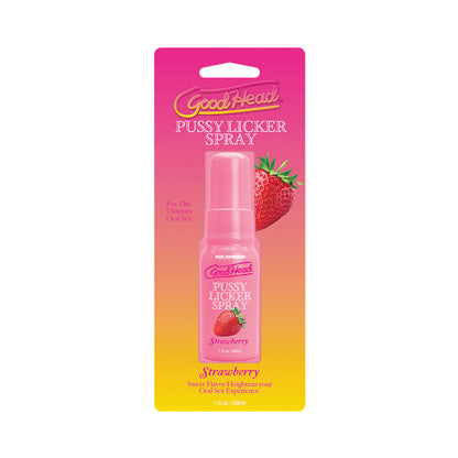 DOC JOHNSON - GOODHEAD PUSSY LICKER SPRAY STRAWBERRY 1 OZ.