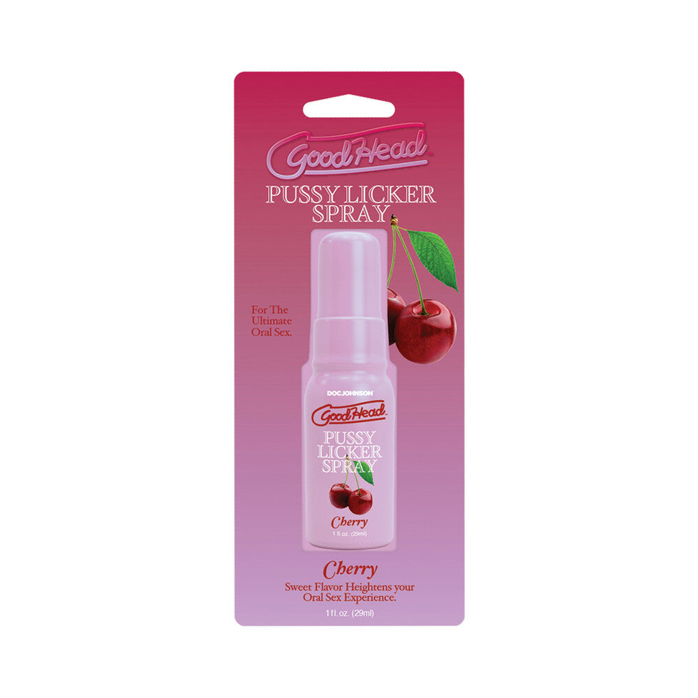 DOC JOHNSON - GOODHEAD SPRAY PARA LAMBER PUSSY CEREJA 1 OZ.