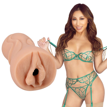 DOC JOHNSON - SIGNATURE STROKERS NICOLE DOSHI ULTRASKYN POCKET PUSSY VANILLA