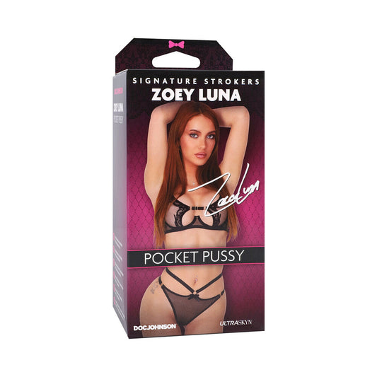 DOC JOHNSON - SIGNATURE STROKERS ZOEY LUNA ULTRASKYN POCKET PUSSY BAUNILHA