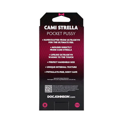 DOC JOHNSON - SIGNATURE STROKERS CAMI STRELLA ULTRASKYN POCKET PUSSY VANILLA