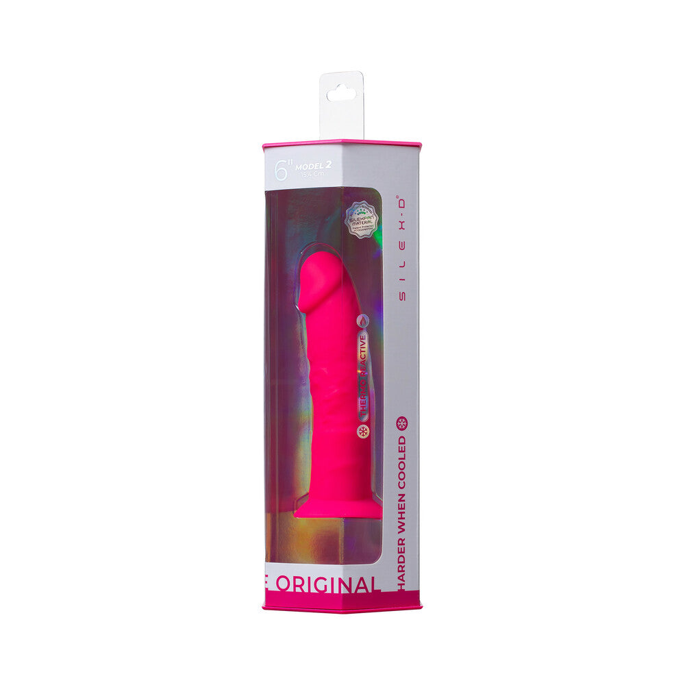 DOC JOHNSON - SILEX-D THE ORIGINAL MODEL 2 DILDO 6 IN. PINK