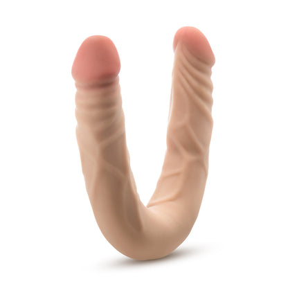BLUSH - DR. SKIN PLUS 14 IN. POSABLE DOUBLE DONG BEIGE