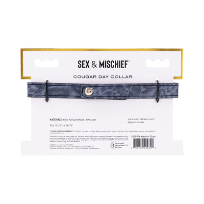 SPORTSHEETS - SEX & MISCHIEF COUGAR DAY COLLAR