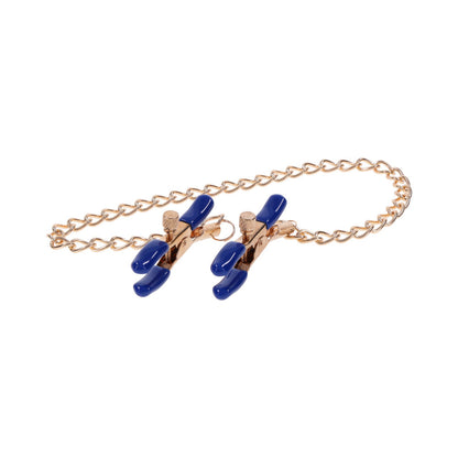 SPORTSHEETS - SEX & MISCHIEF COUGAR CHAINED NIPPLE CLAMPS