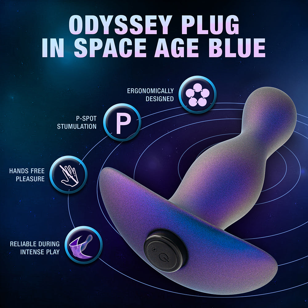 BLUSH - ANAL ADVENTURES MATRIX ODYSSEY PROSTATE STIMULATOR SPACE AGE BLUE