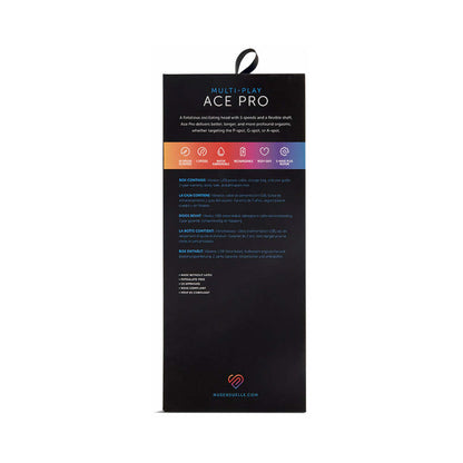 NU SENSUELLE - ACE PRO PROSTATE & G-SPOT VIBE BLACK