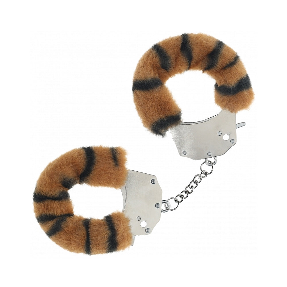 SHOTS - OUCH! HEAVY-DUTY FLUFFY HANDCUFFS TIGER