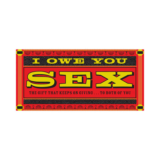 HACHETTE - IOU SEX GIFT COUPONS
