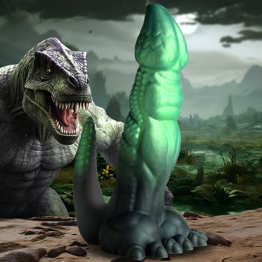 XR BRANDS - CREATURE COCKS DICKOSAUR DINOSAUR SILICONE DILDO