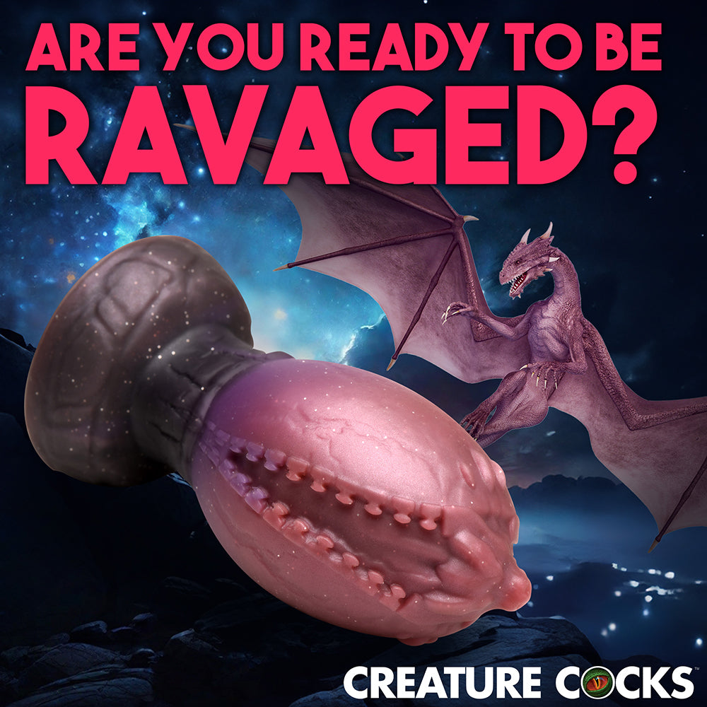 XR BRANDS - CREATURE COCKS DRAGON HATCH SILICONE EGG LARGE