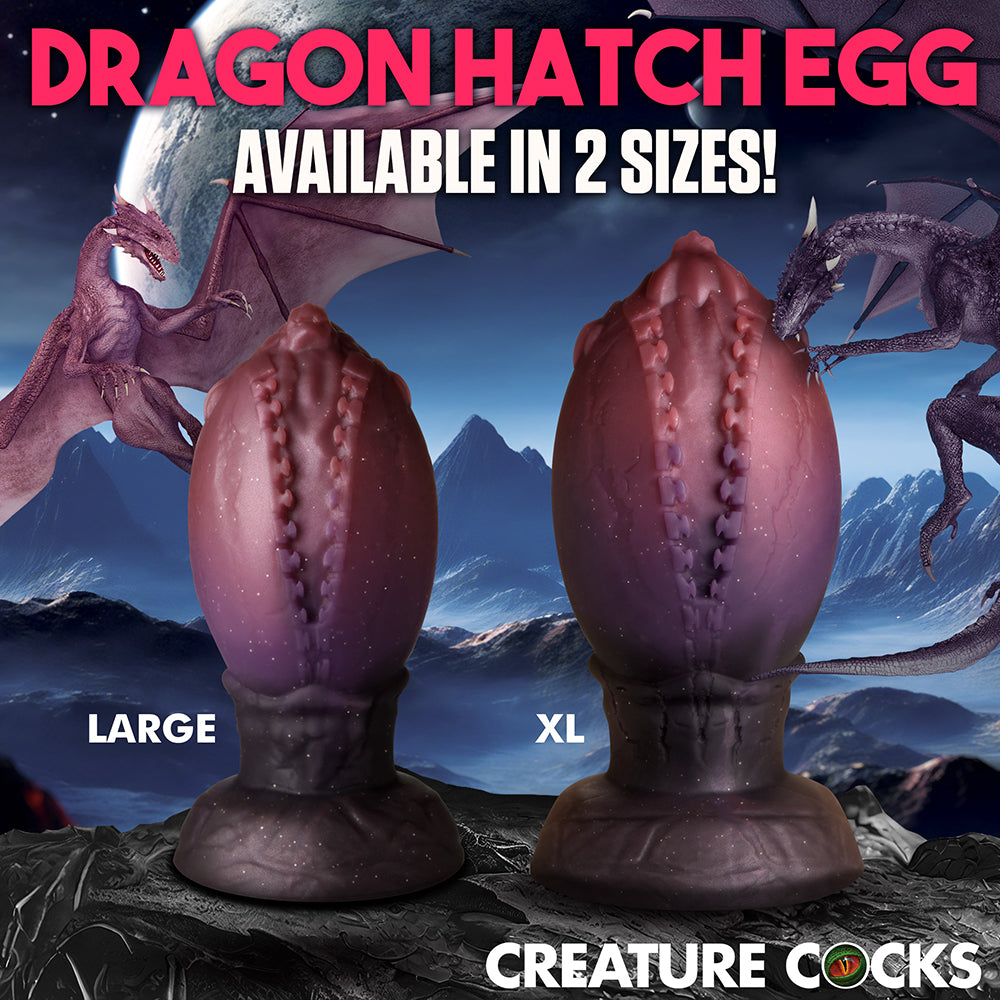 XR BRANDS - CREATURE COCKS DRAGON HATCH SILICONE EGG X-LARGE