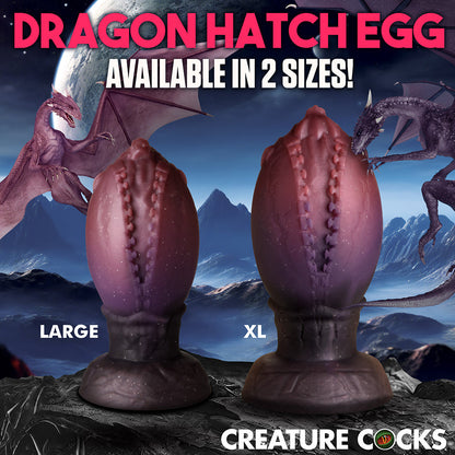 XR BRANDS - CREATURE COCKS DRAGON HATCH SILICONE EGG X-LARGE