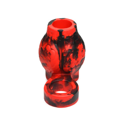 XR BRANDS - CREATURE COCKS HELL HOUND SILICONE GIRTH ENHANCER WITH BALL STRAP