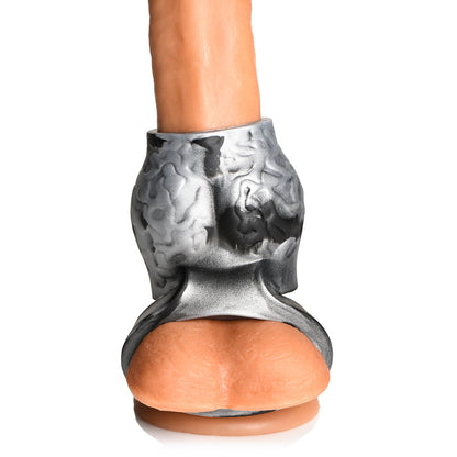 XR BRANDS - CREATURE COCKS NIGHT PROWLER SILICONE GIRTH ENHANCER WITH BALL STRAP