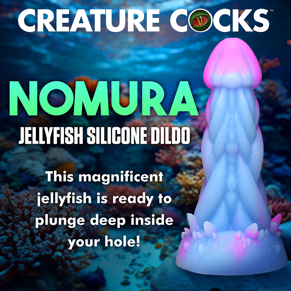 XR BRANDS - CREATURE COCKS NOMURA JELLYFISH SILICONE DILDO