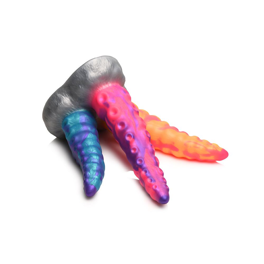 XR BRANDS - CREATURE COCKS TENTACLE TRIO SILICONE DILDO