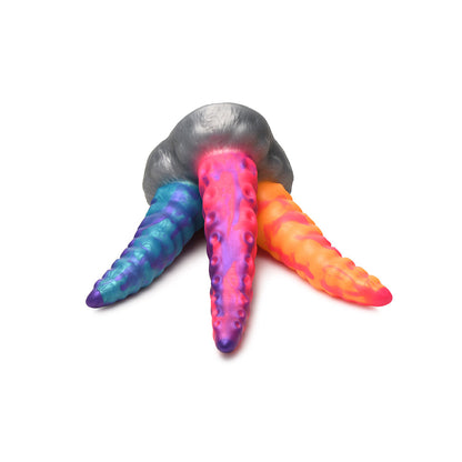 XR BRANDS - CREATURE COCKS TENTACLE TRIO SILICONE DILDO