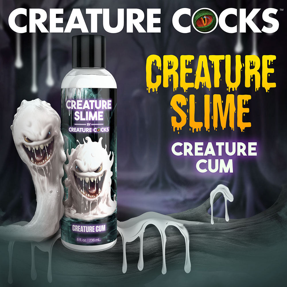 XR BRANDS - CREATURE SLIME CREATURE CUM UNSCENTED JIZZ LUBRICANT 8 OZ.