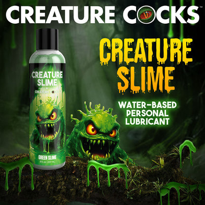 XR BRANDS - CREATURE SLIME GREEN WATER-BASED LUBRICANT 8 OZ.
