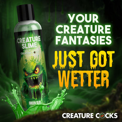 XR BRANDS - CREATURE SLIME GREEN WATER-BASED LUBRICANT 8 OZ.