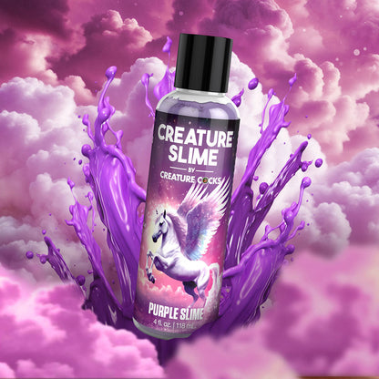 XR BRANDS - CREATURE SLIME PURPLE WATER-BASED LUBRICANT 4 OZ.