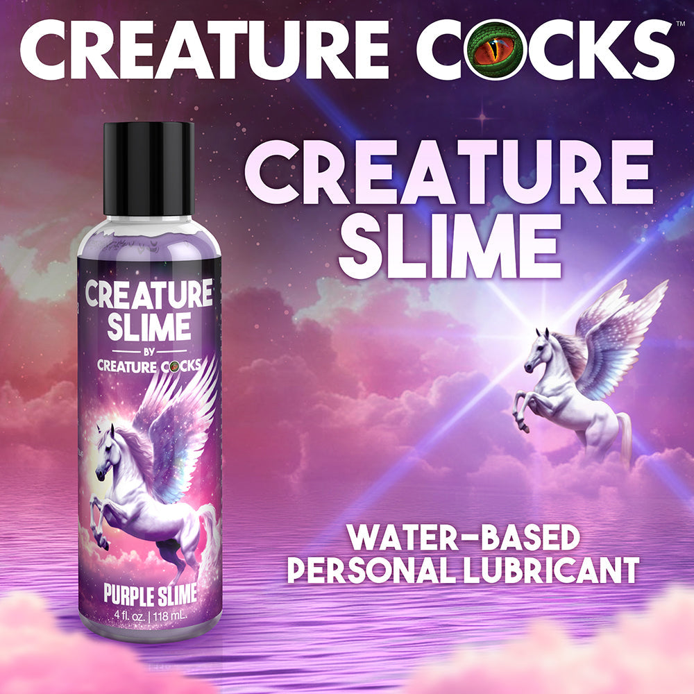 XR BRANDS - CREATURE SLIME PURPLE WATER-BASED LUBRICANT 4 OZ.