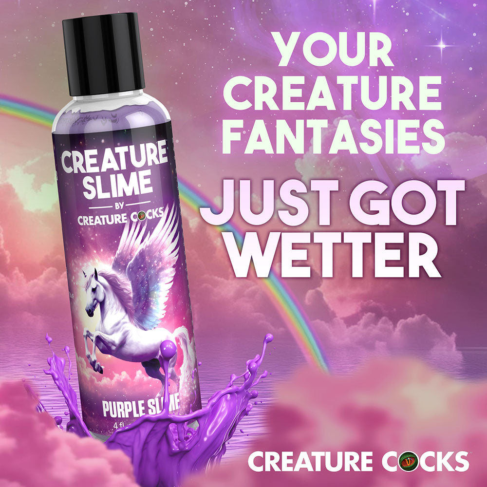 XR BRANDS - CREATURE SLIME PURPLE WATER-BASED LUBRICANT 4 OZ.