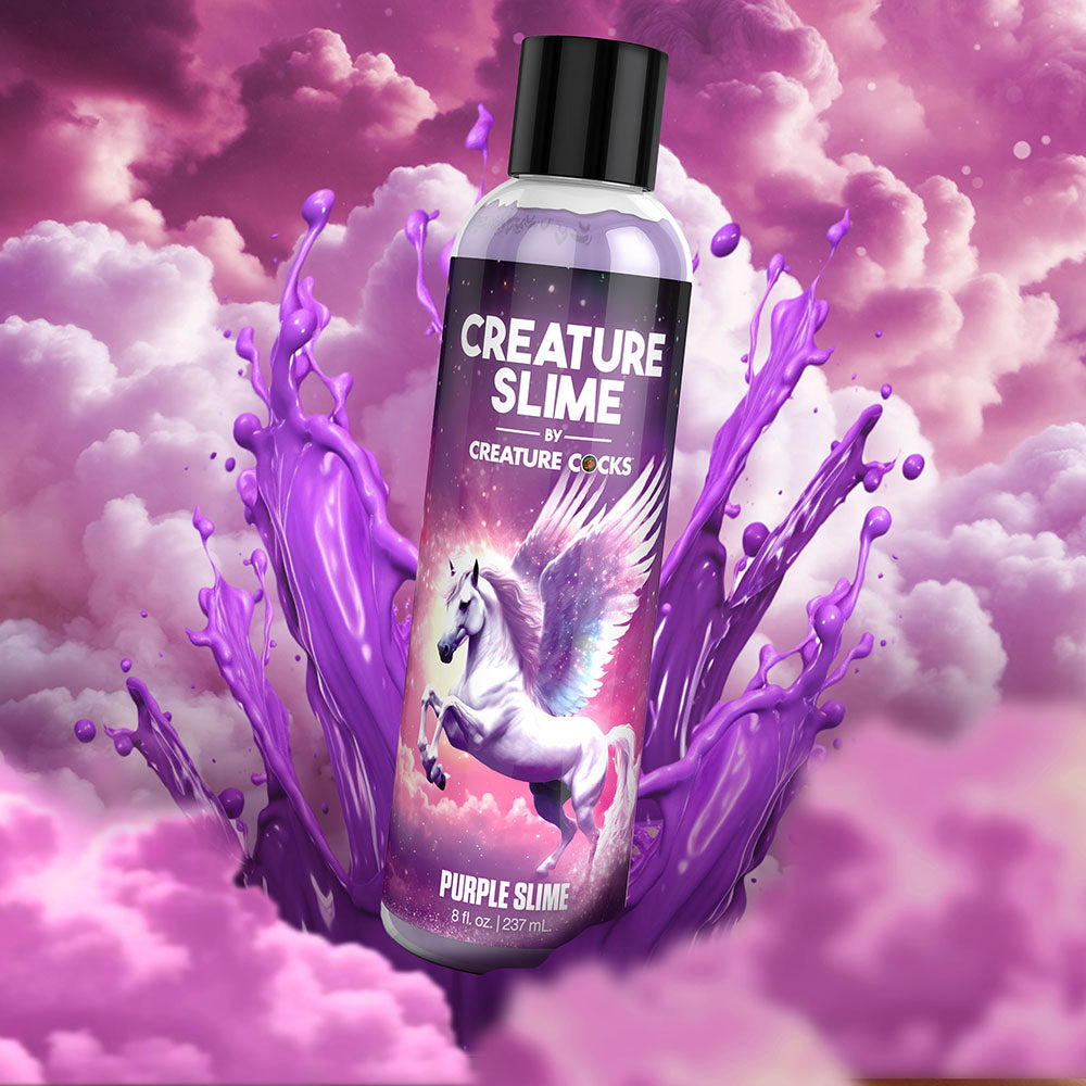 XR BRANDS - CREATURE SLIME PURPLE WATER-BASED LUBRICANT 8 OZ.