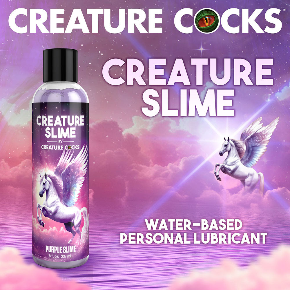 XR BRANDS - CREATURE SLIME PURPLE WATER-BASED LUBRICANT 8 OZ.