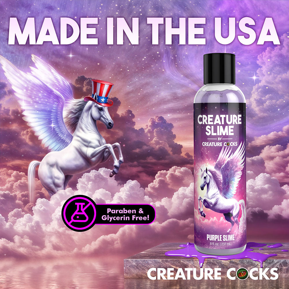 XR BRANDS - CREATURE SLIME PURPLE WATER-BASED LUBRICANT 8 OZ.