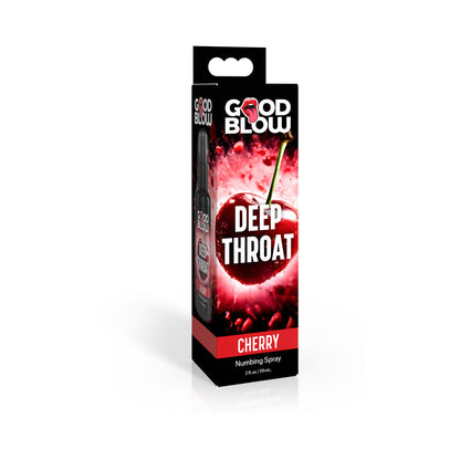 XR BRANDS - GOOD BLOW DEEP THROAT SPRAY CHERRY 1 OZ.