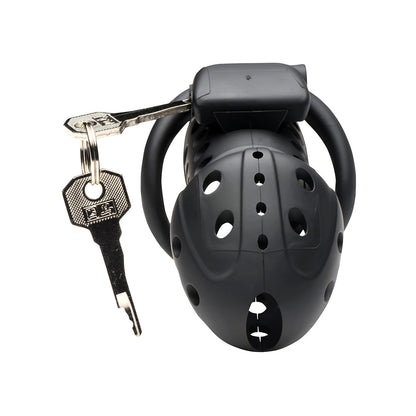 XR BRANDS - MASTER SERIES LOCK DOWN CHASTITY CAGE