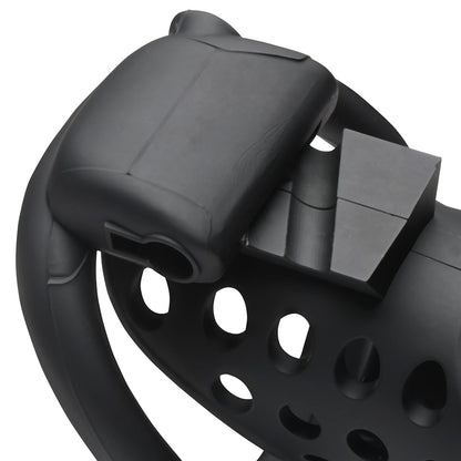 XR BRANDS - MASTER SERIES LOCK DOWN CHASTITY CAGE