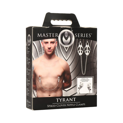 XR BRANDS - MASTER SERIES TYRANT SPIKED CLOVER NIPPLE CLAMPS