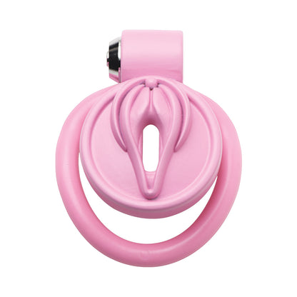XR BRANDS - MASTER SERIES VULVA LOCKING CHASTITY CAGE